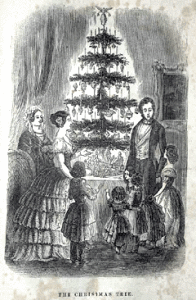 Christmas Tree Plate Godey's Lady's Book December 1850